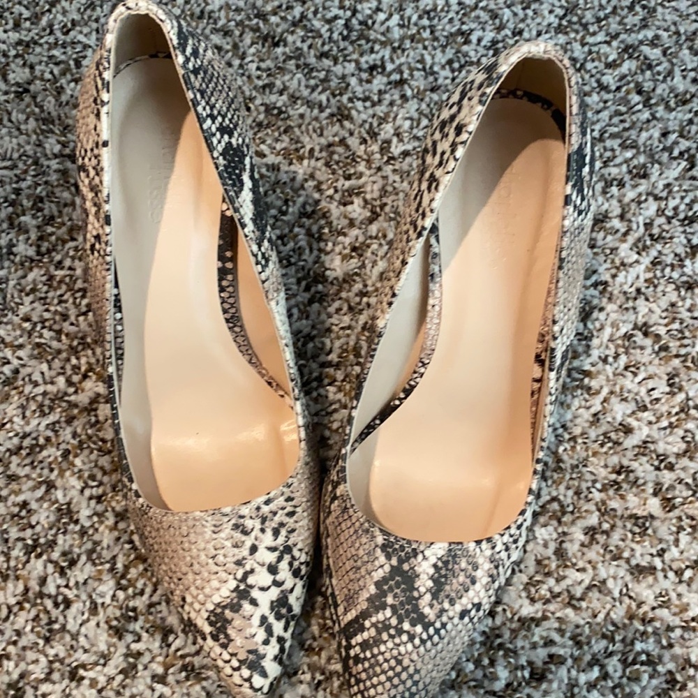 Charlotte Russe Leopard Heels size 8